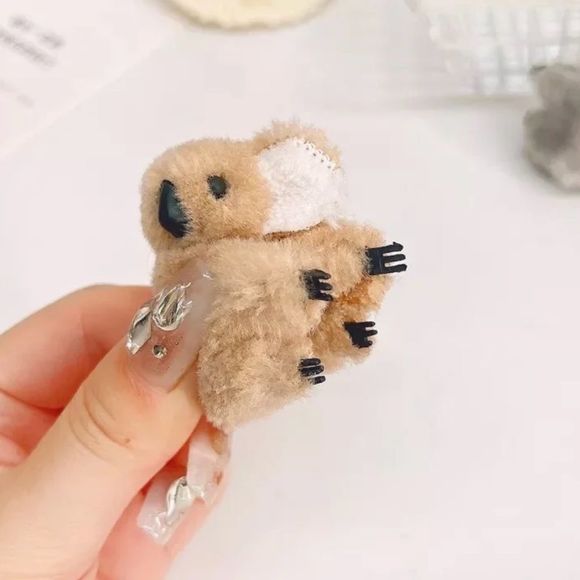 Koala Bear Hair Decoration Hair Clips Hairpins Animal Hair Claw Clip main image 3